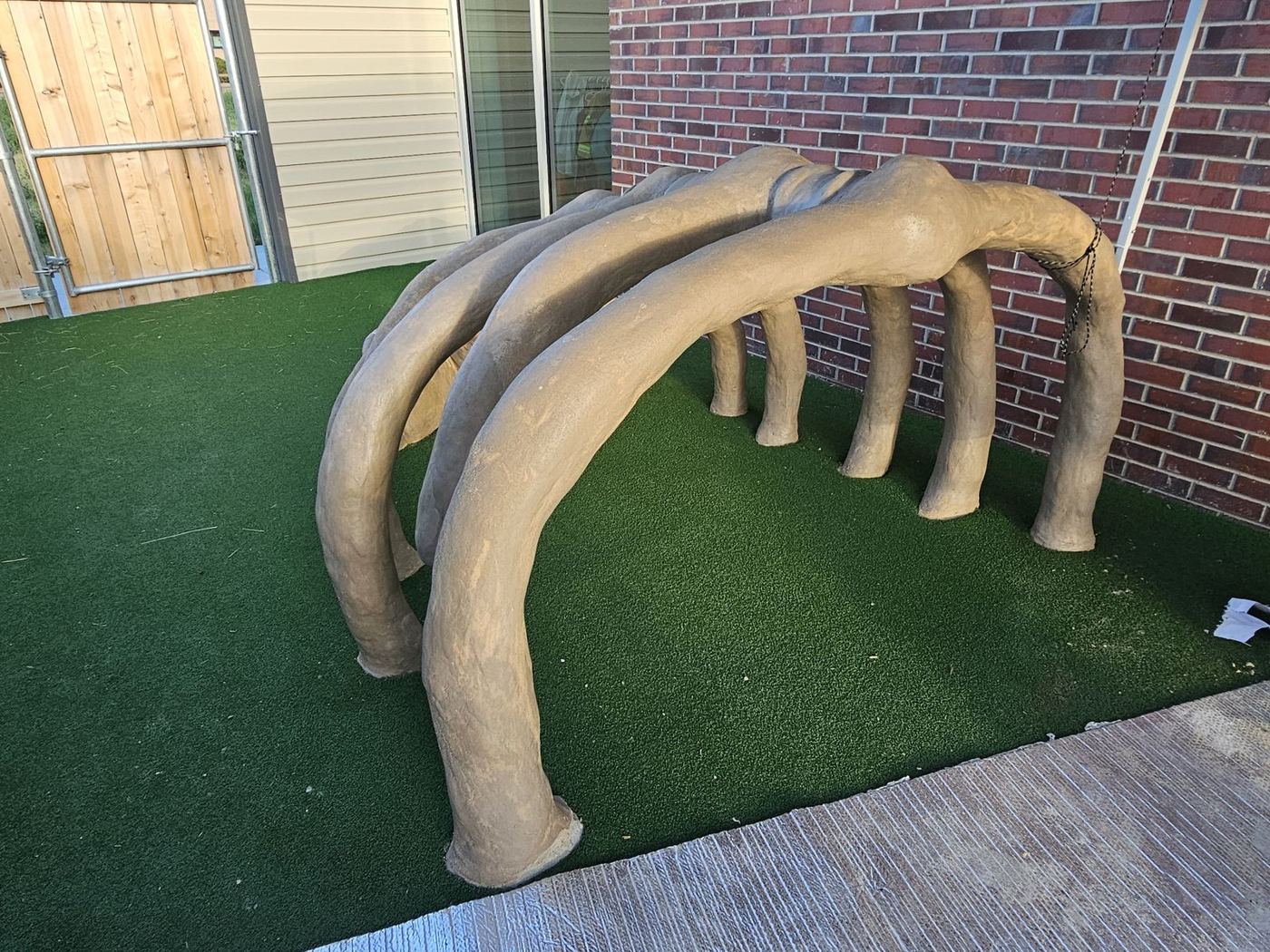 The restored ribcage climber