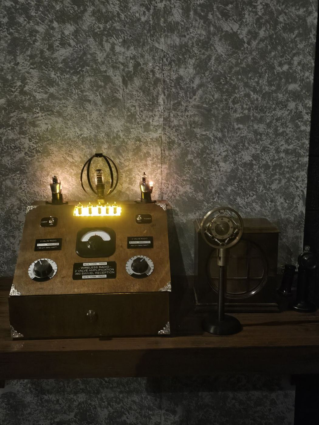 The finished radio